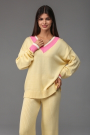 Пуловер №240 (Желтый)