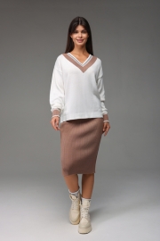 Пуловер №47 (Орех)